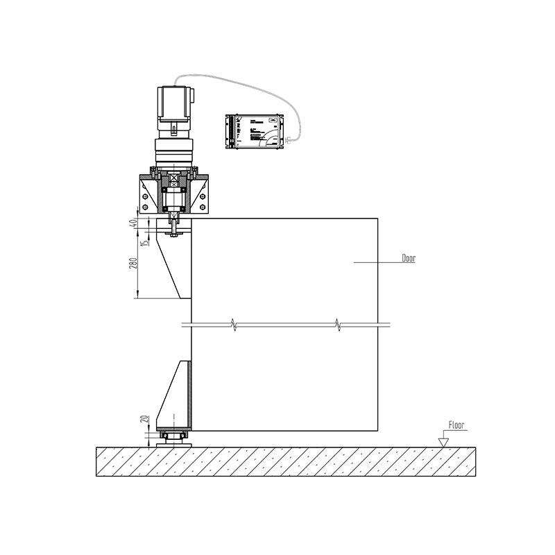 3000 kg Awtomatikong Swing Operator 3000 kg Awtomatikong Swing Operator